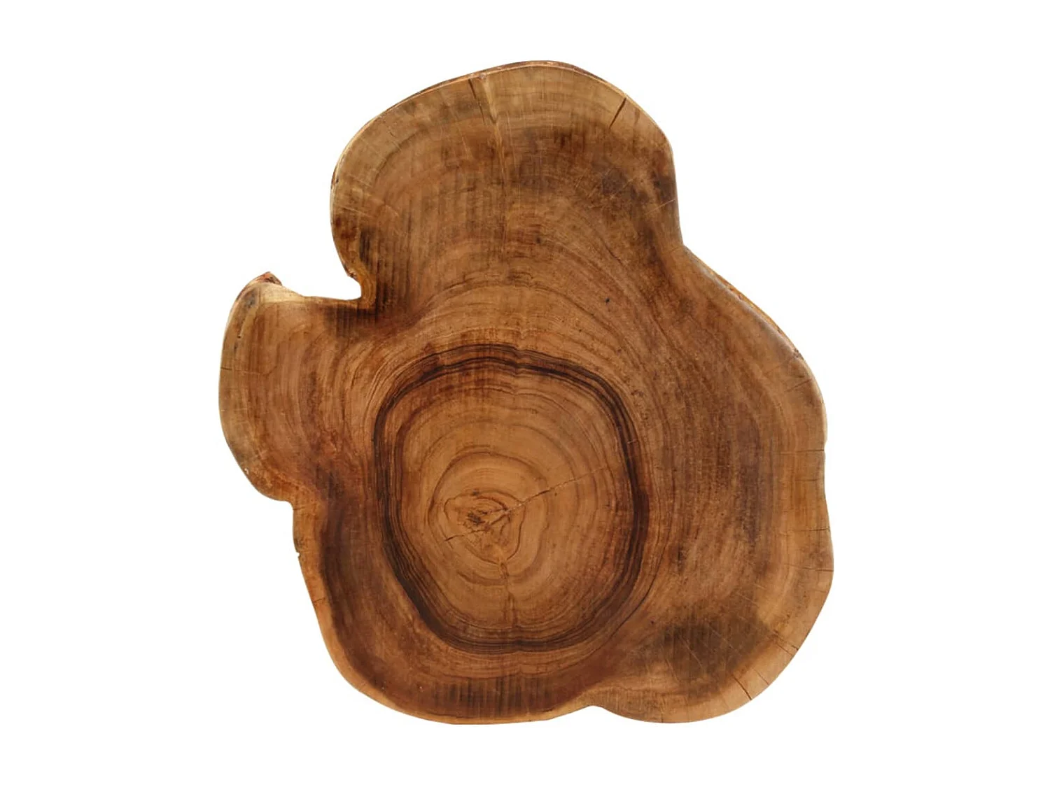 Tavolino da Salotto in Legno Massello di Acacia 60x55x25 cm