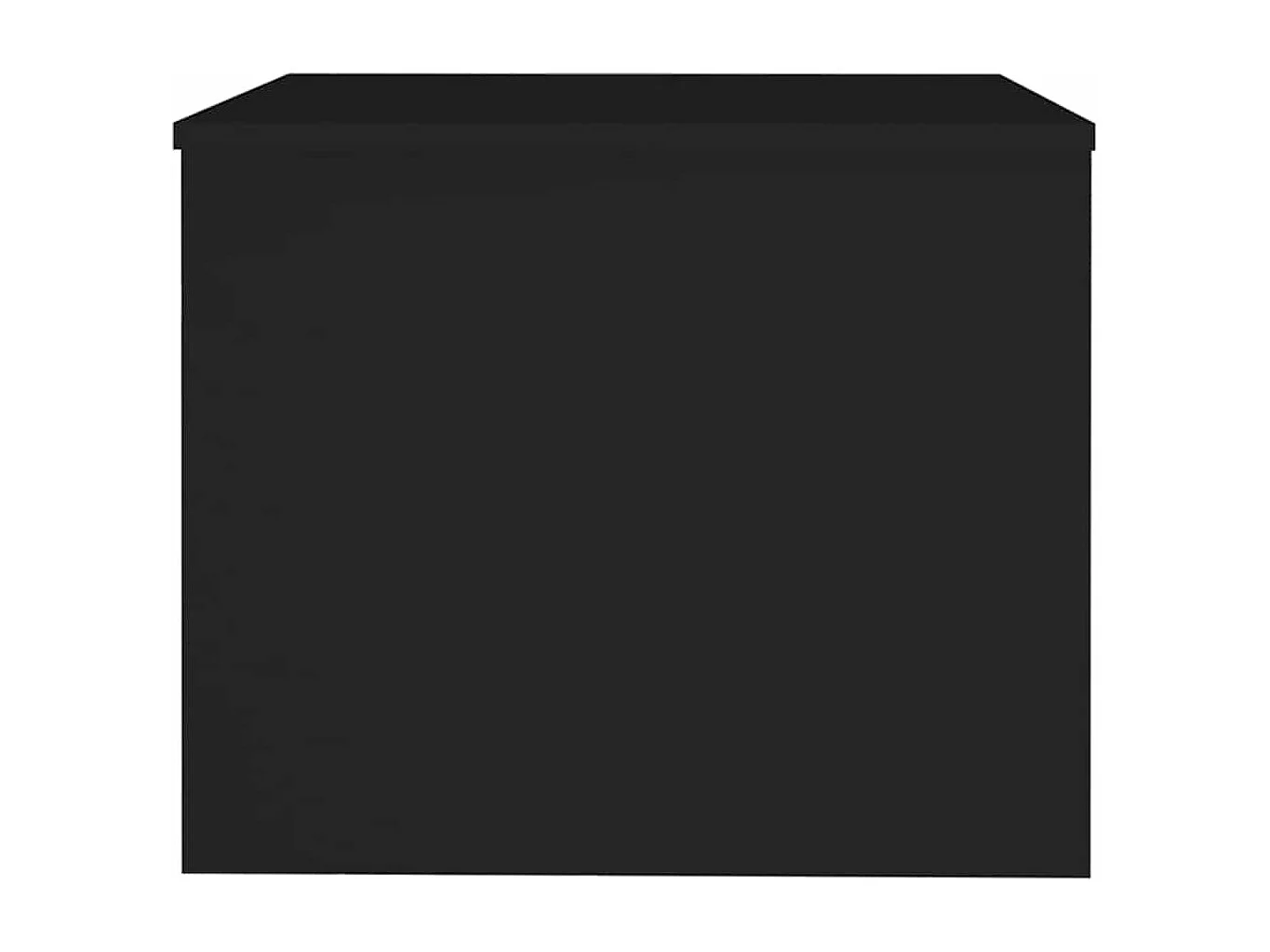 Table basse Noir 80x50x40 cm Bois d'ingénierie