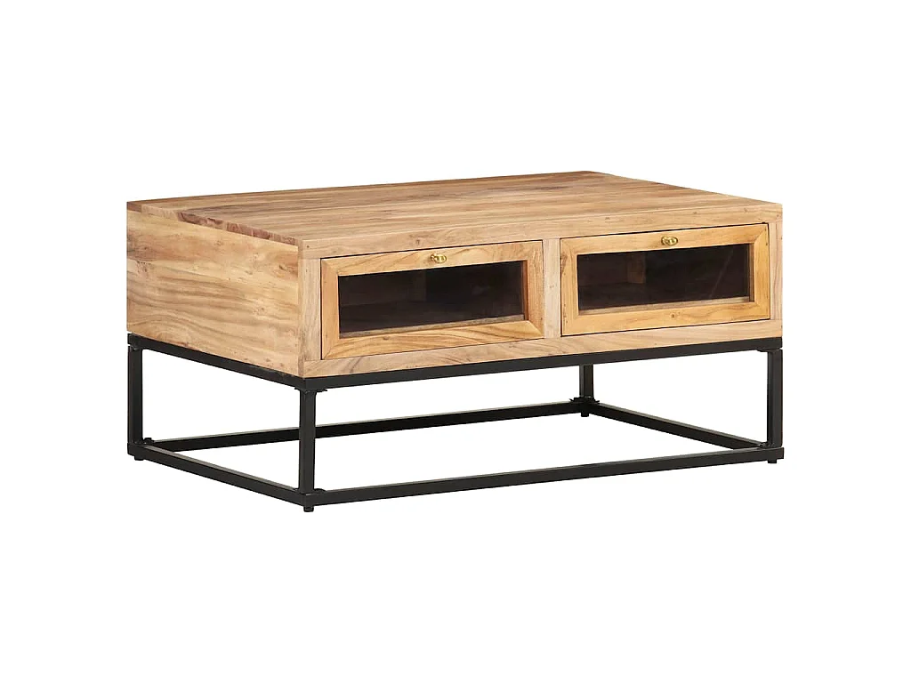 Table basse 90x60x40 cm Bois d'acacia massif