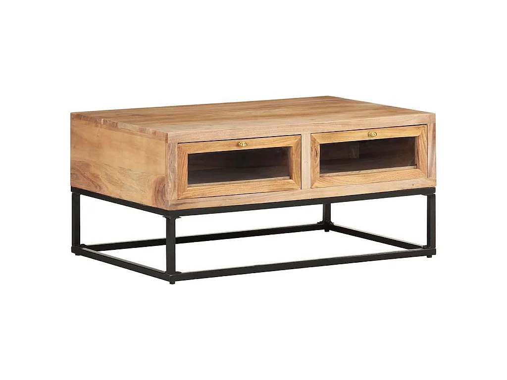 Table basse 90x60x40 cm Bois d'acacia massif