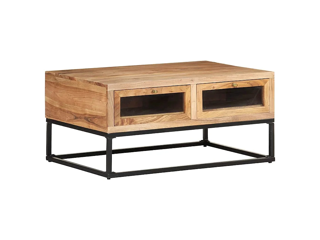 Table basse 90x60x40 cm Bois d'acacia massif
