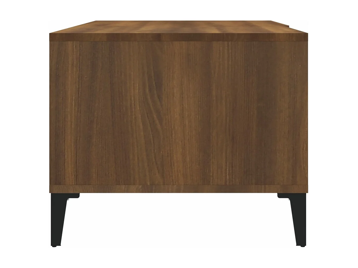 Salontafel 90x50x40 cm bewerkt hout bruin eikenkleur