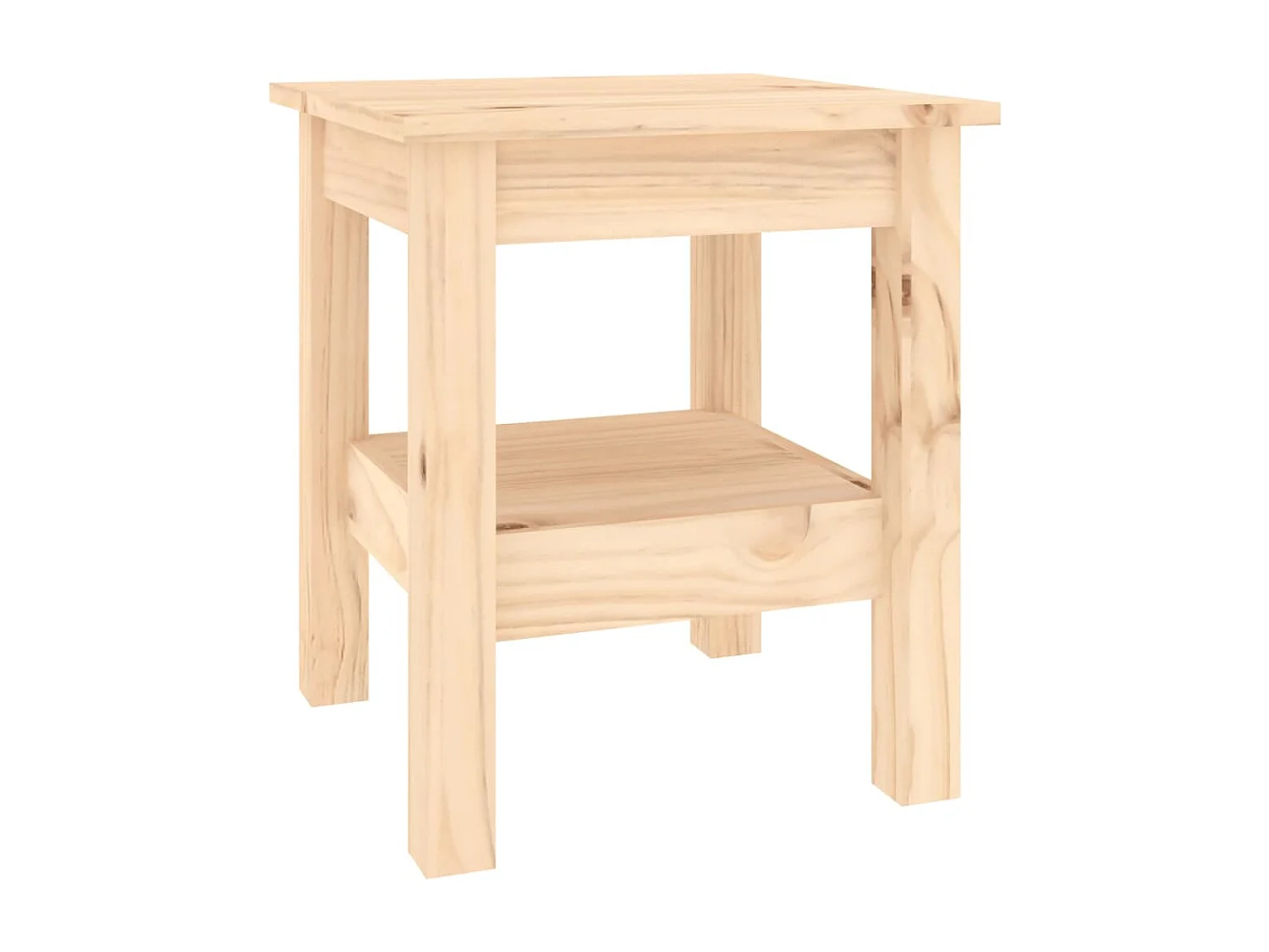 Table basse 35x35x40 cm Bois massif de pin