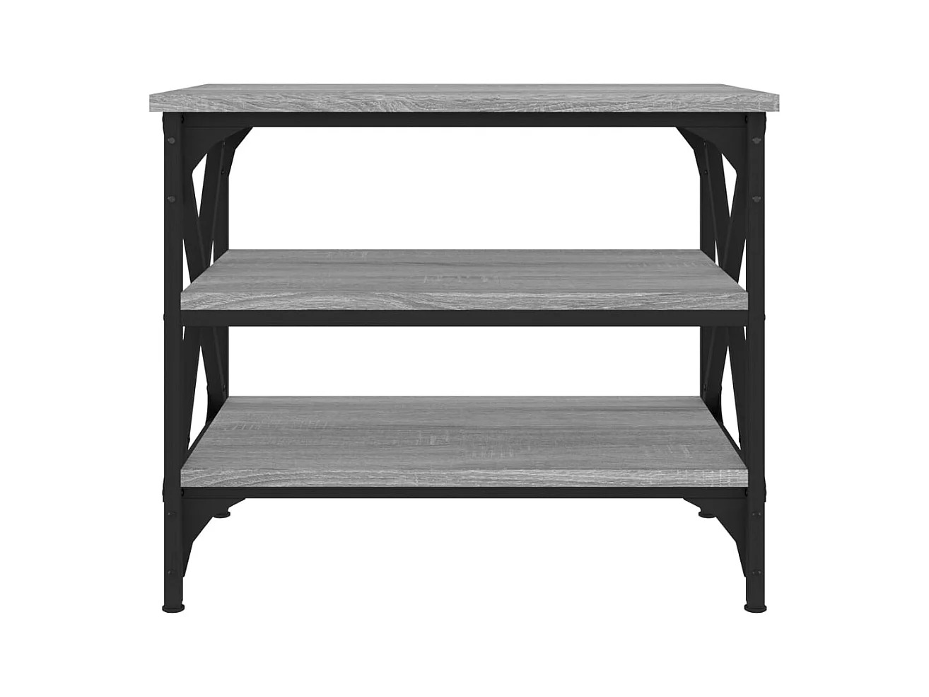 Table d'appoint Sonoma gris 55x38x45 cm Bois d'ingénierie