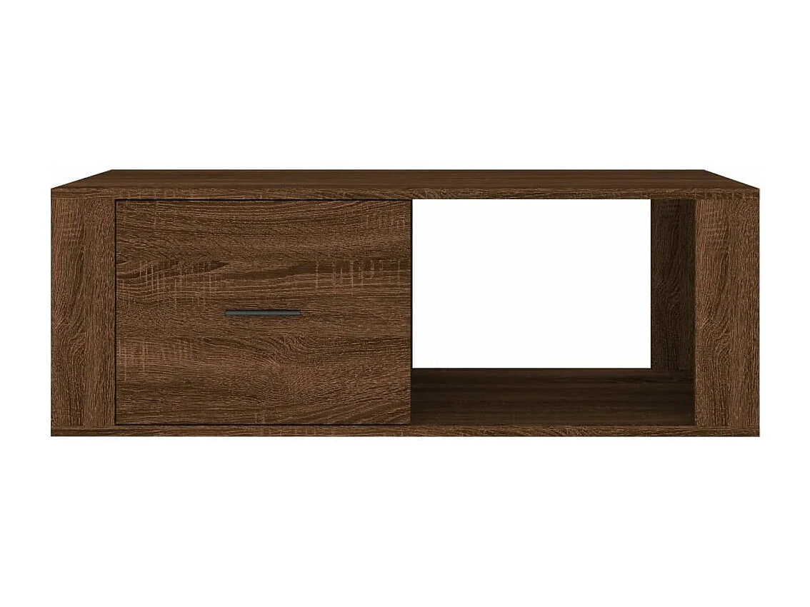 Couchtisch Braun Eichen-Optik 100x50,5x35 cm Holzwerkstoff