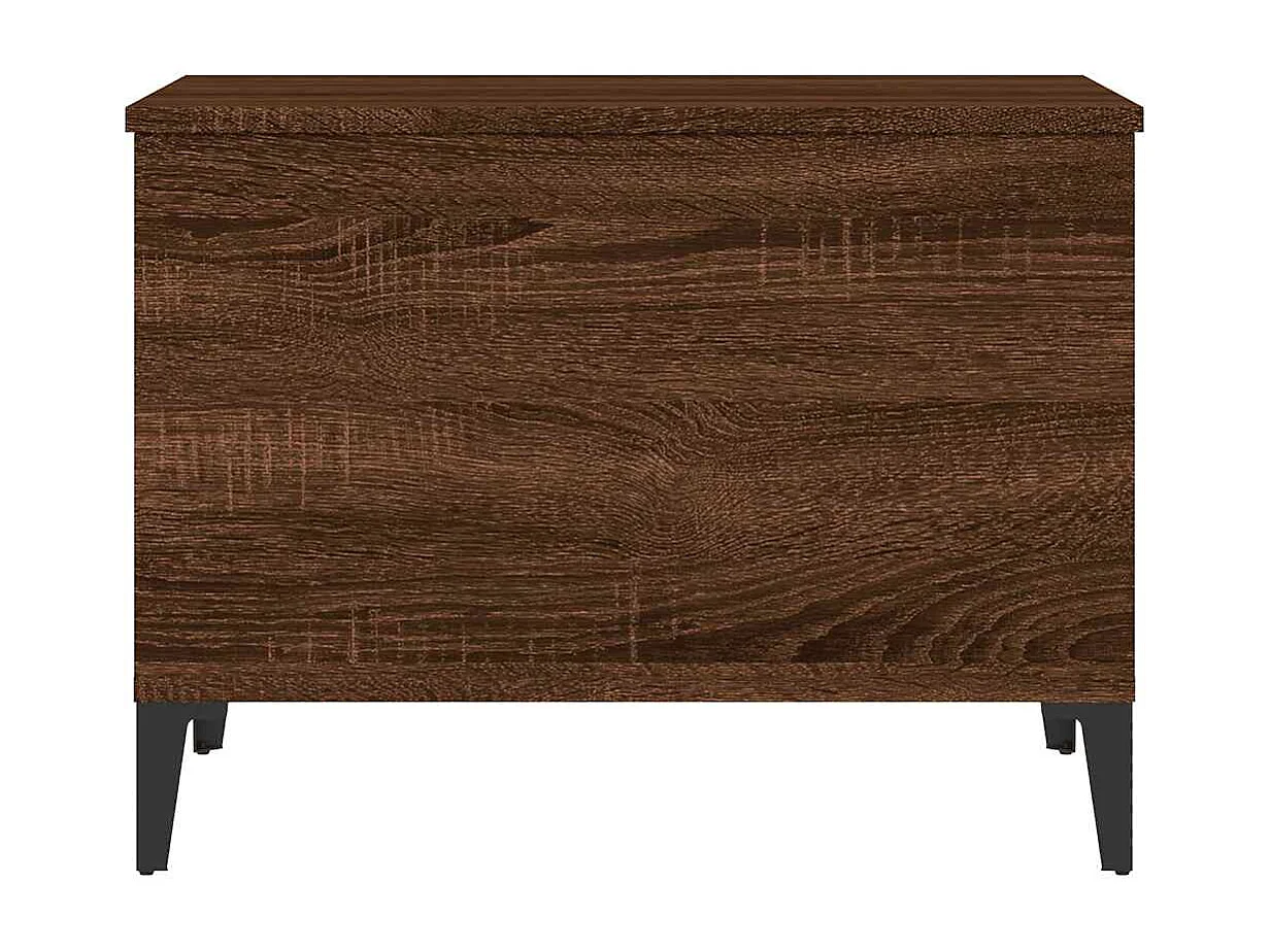 Table basse Chêne marron 60x44,5x45 cm Bois d'ingénierie