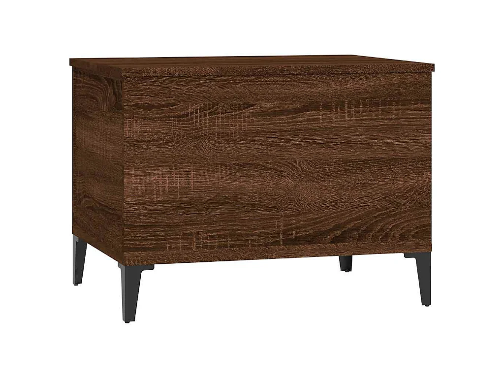 Salontafel 60x44,5x45 cm bewerkt hout bruin eikenkleur