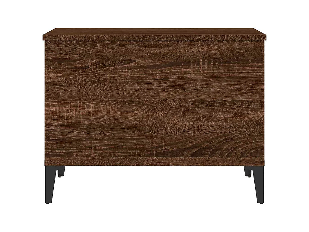 Salontafel 60x44,5x45 cm bewerkt hout bruin eikenkleur
