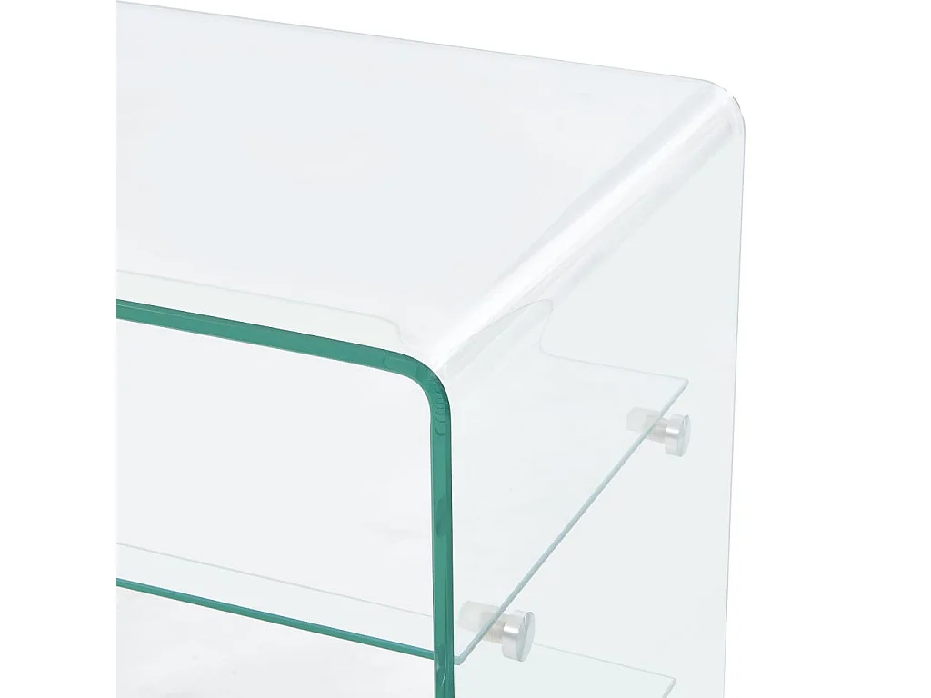 Salontafel 50x40x56 cm gehard glas