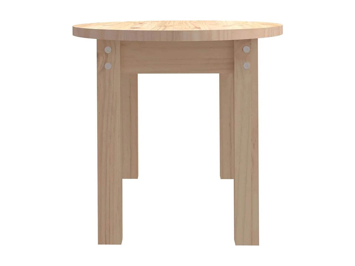 Tavolino da Salotto 80x40x35 cm in Legno Massello di Pino