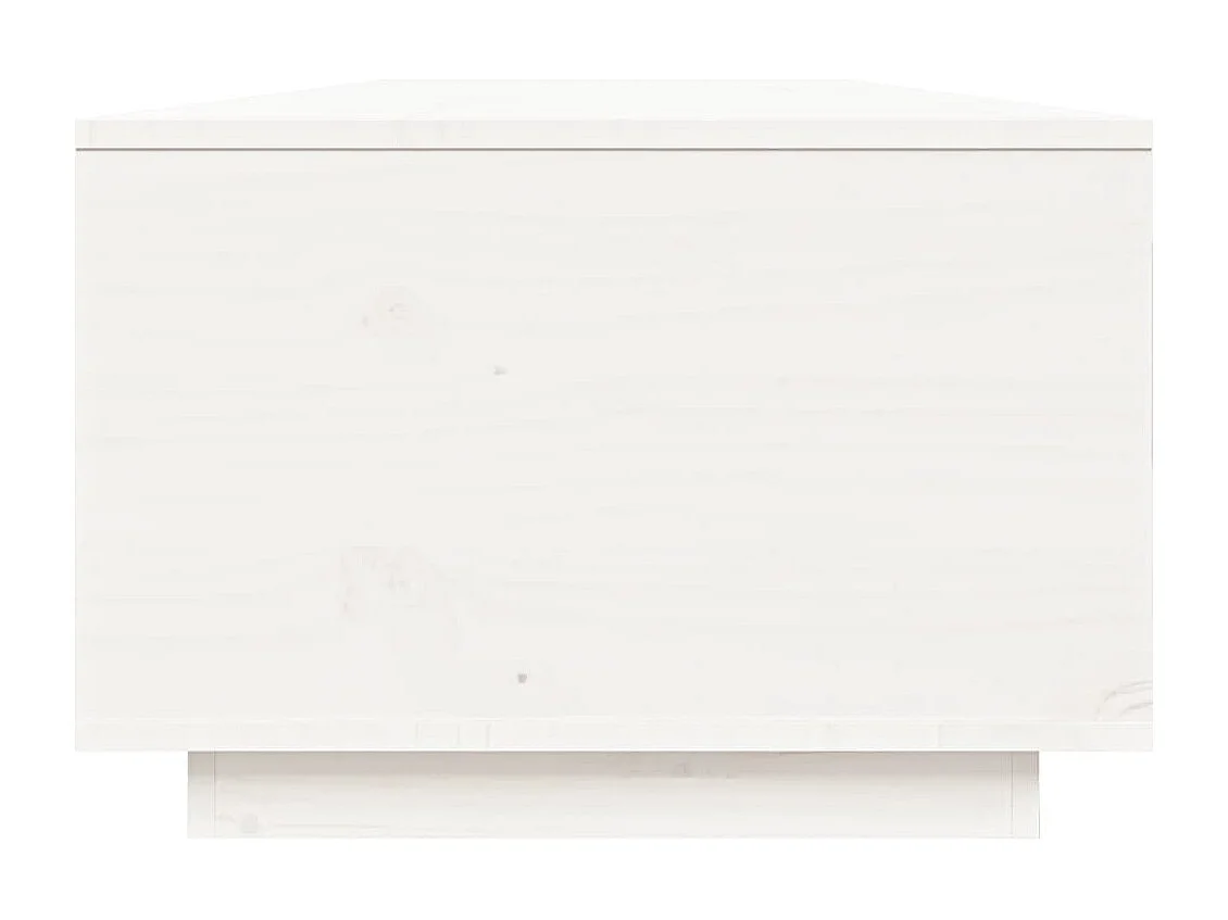 Salontafel 80x50x35,5 cm massief grenenhout wit