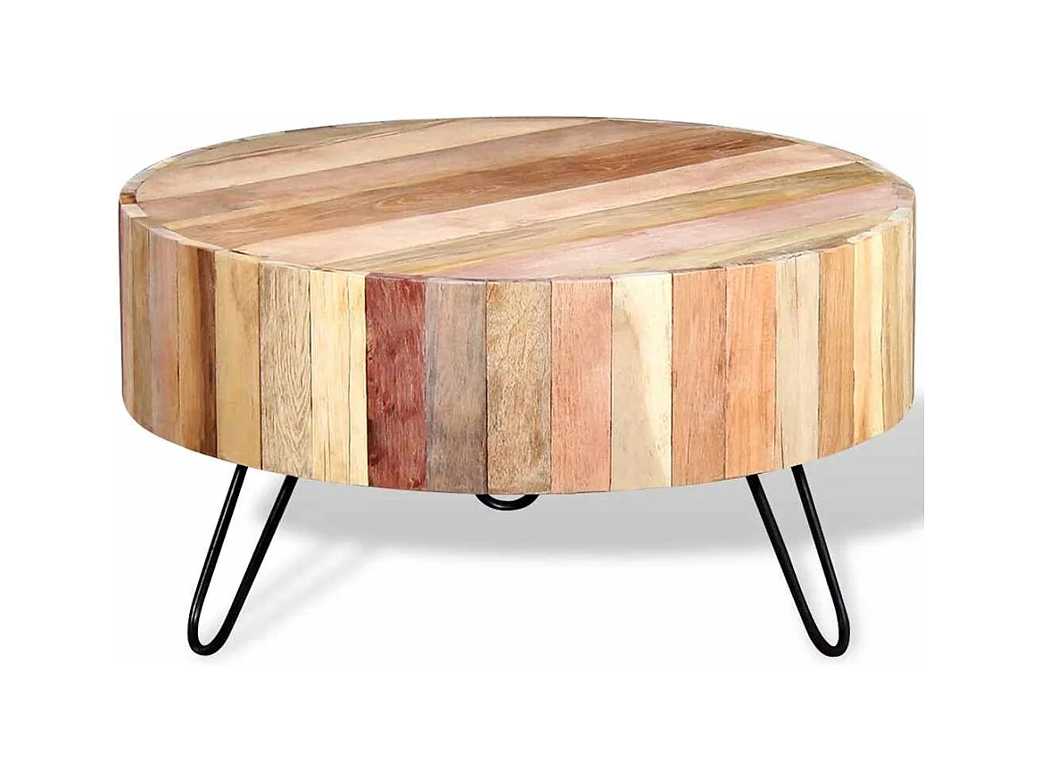 Salontafel massief gerecycled hout