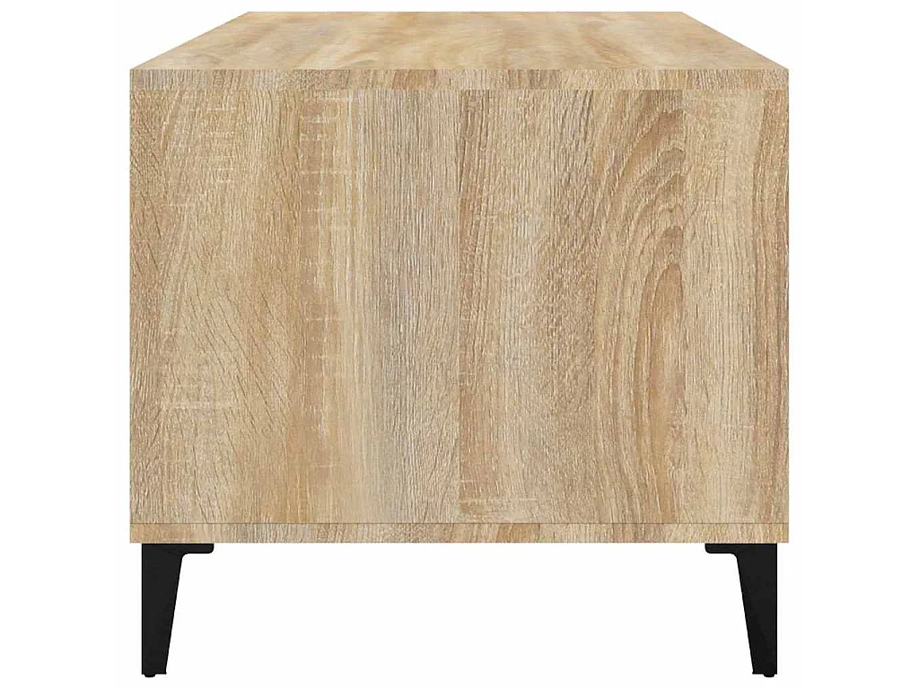 Salontafel 90x49x45 cm bewerkt hout sonoma eikenkleurig