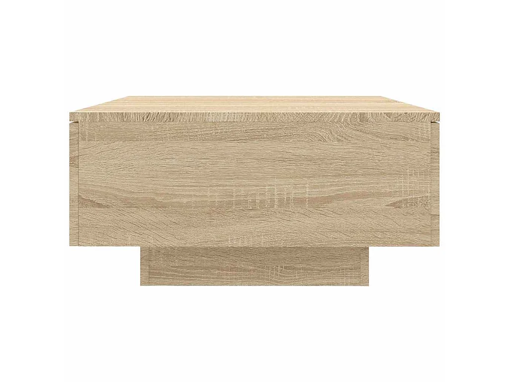 Table basse chêne sonoma 90x60x31 cm bois d'ingénierie
