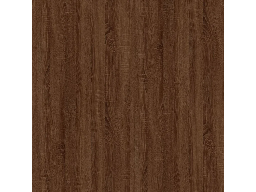 Table basse Chêne marron 50x50x35 cm Bois d'ingénierie