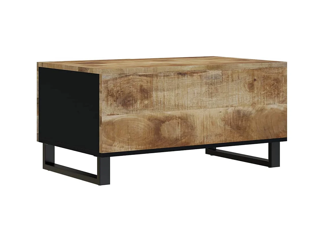 Table basse 80x50x40 cm Bois de manguier solide et d'ingénierie