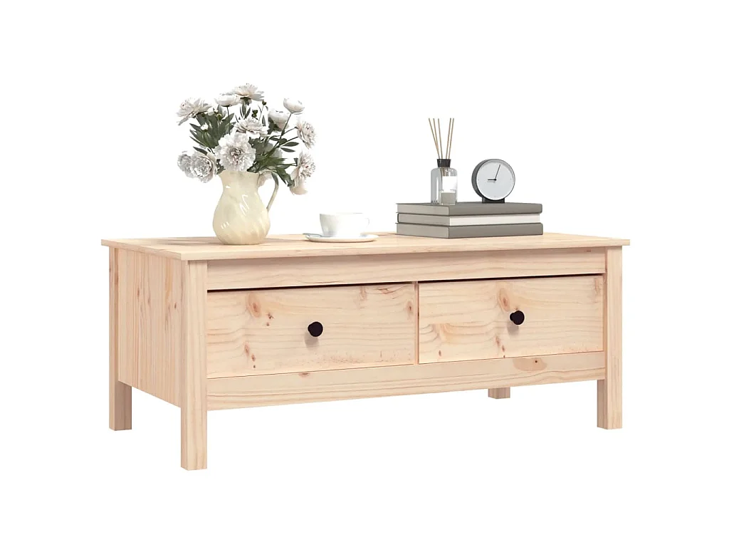 Salontafel 100x50x40 cm massief grenenhout