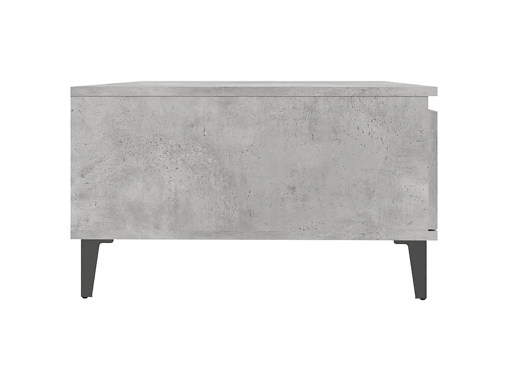 Salontafel 90x60x35 cm bewerkt hout betongrijs