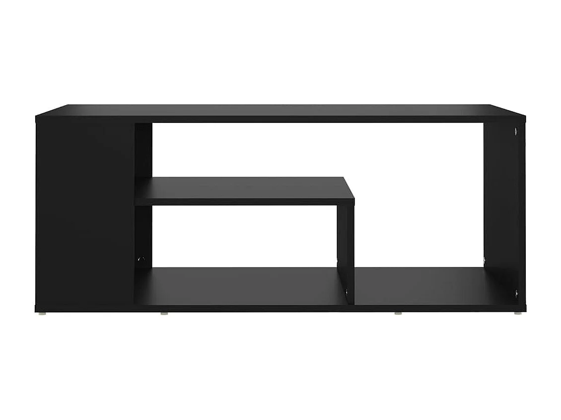 Table basse noir 100x50x40 cm bois d'ingénierie