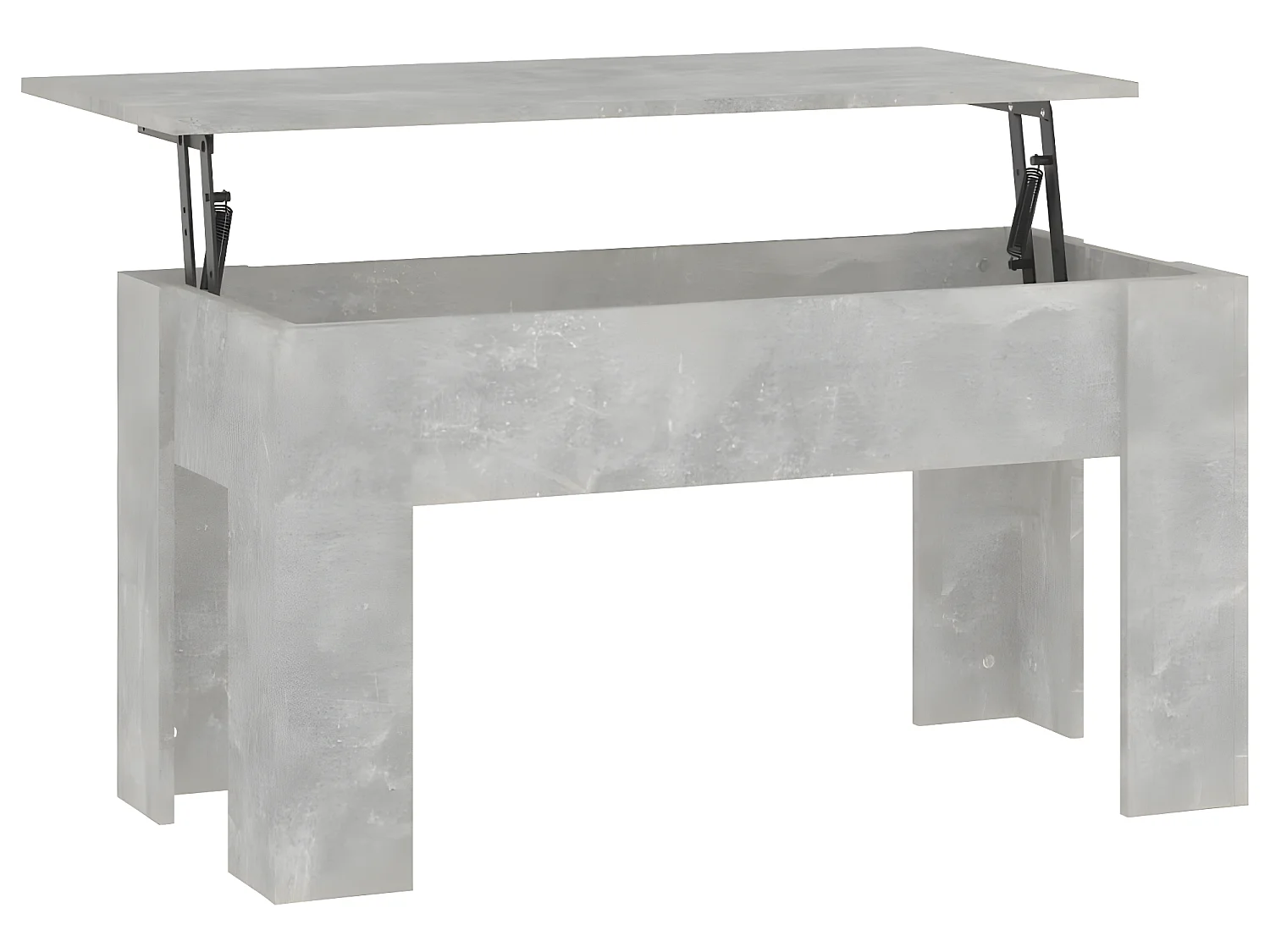 Couchtisch Betongrau 101x49x52 cm Holzwerkstoff