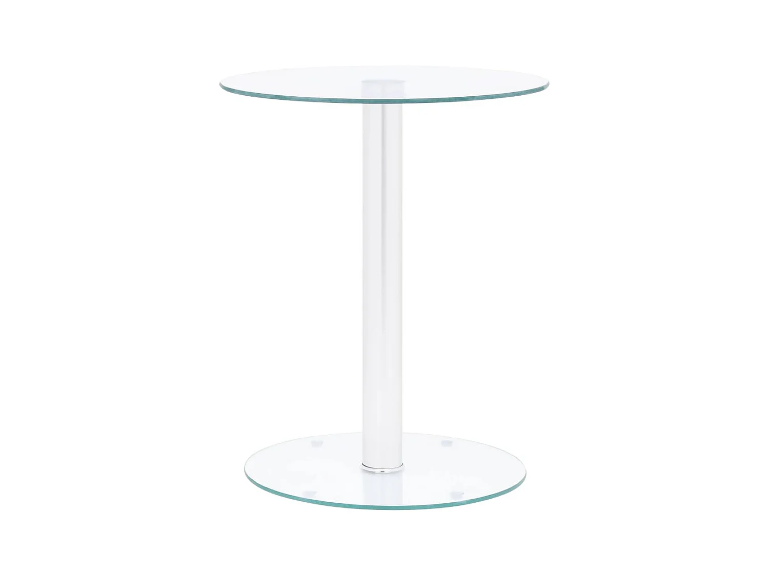 Table basse Transparent 40 cm Verre trempé