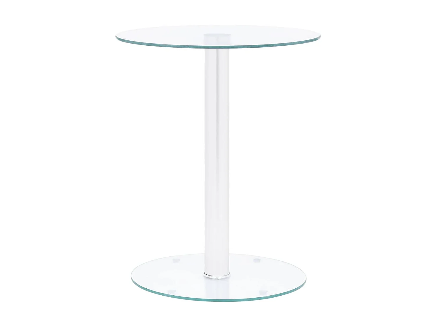 Table basse Transparent 40 cm Verre trempé