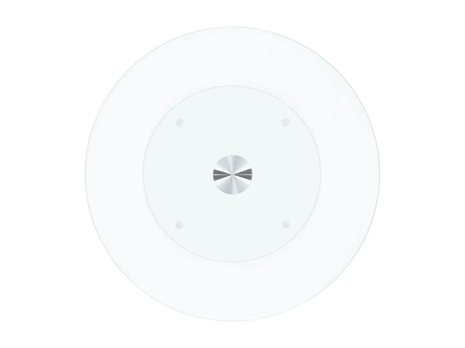 Table basse Transparent 40 cm Verre trempé