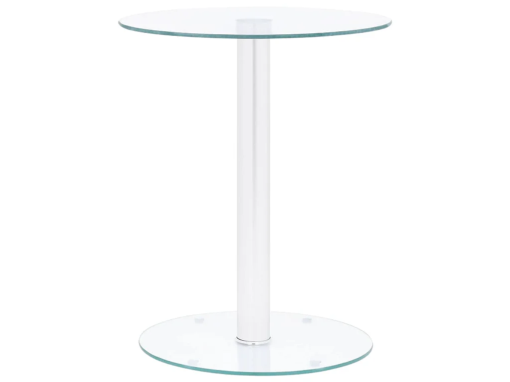 Table basse Transparent 40 cm Verre trempé