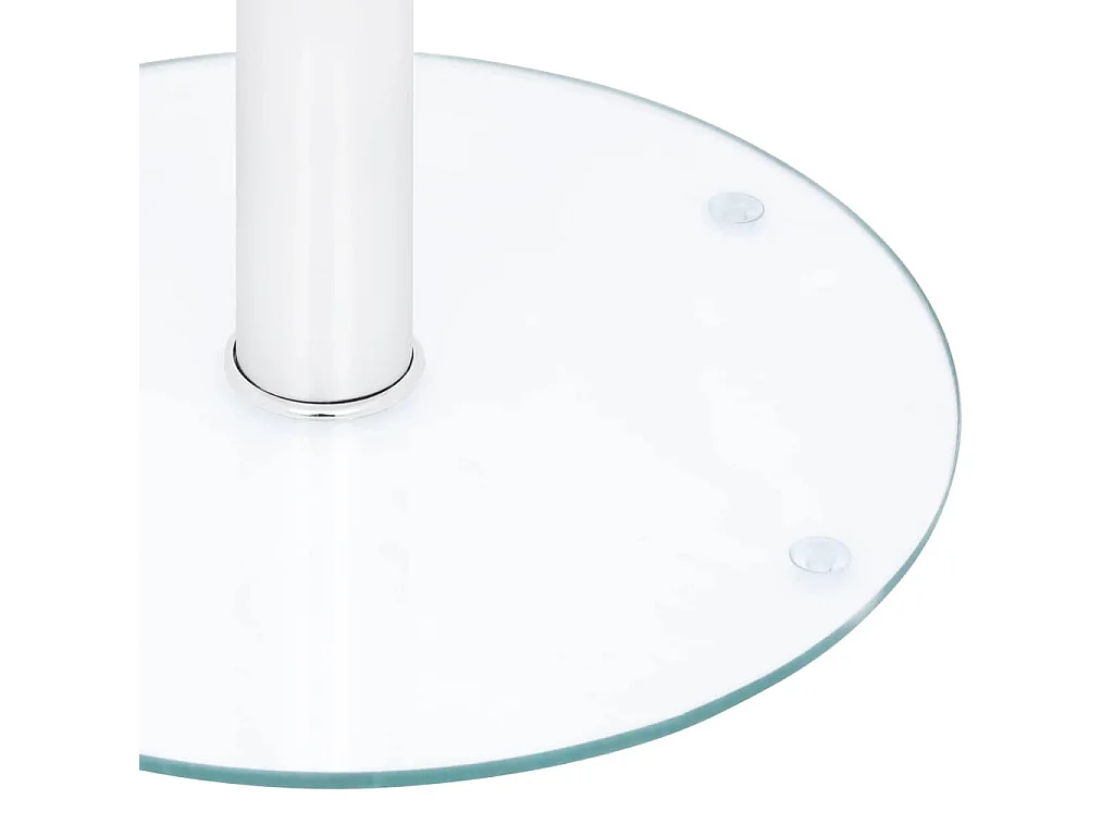 Table basse Transparent 40 cm Verre trempé