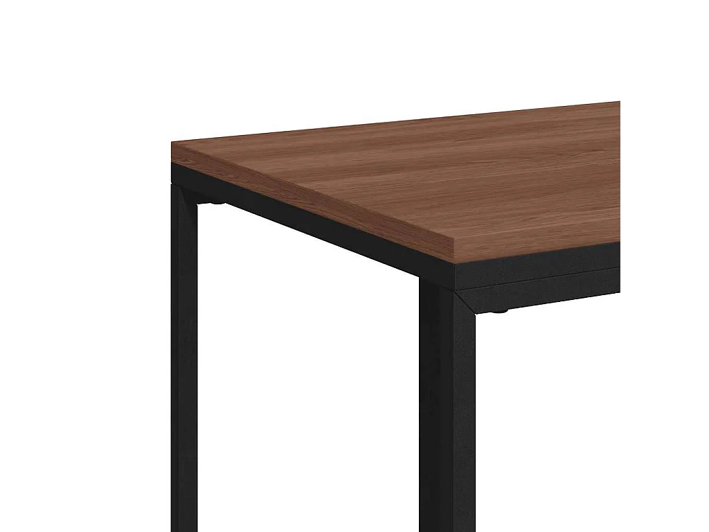 Bijzettafel 40x30x59 cm bewerkt hout zwart