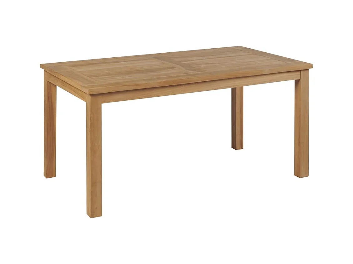 Tavolino da Salotto in Legno di Teak 90x50x45 cm
