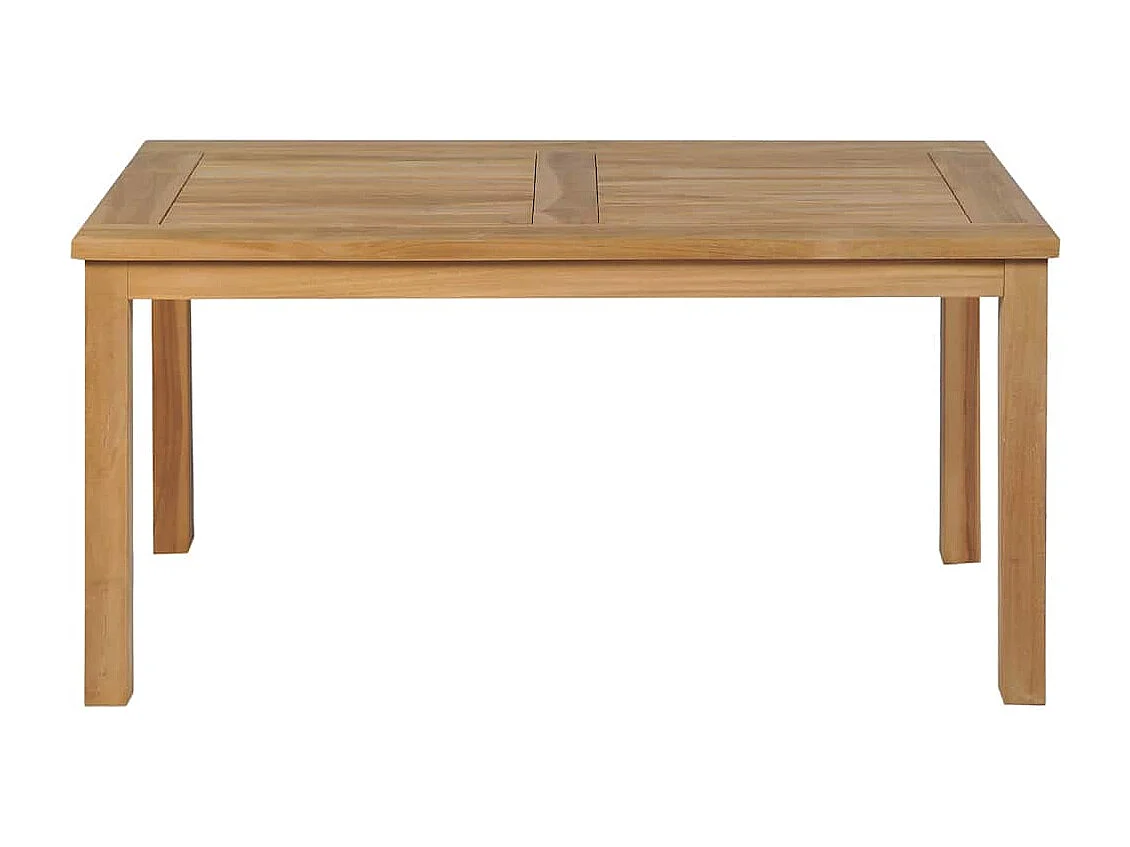 Couchtisch 90x50x45 cm Massivholz Teak