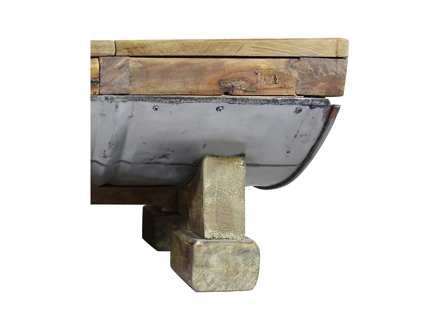 Couchtisch Gemischtes Altholz 90x50x35 cm