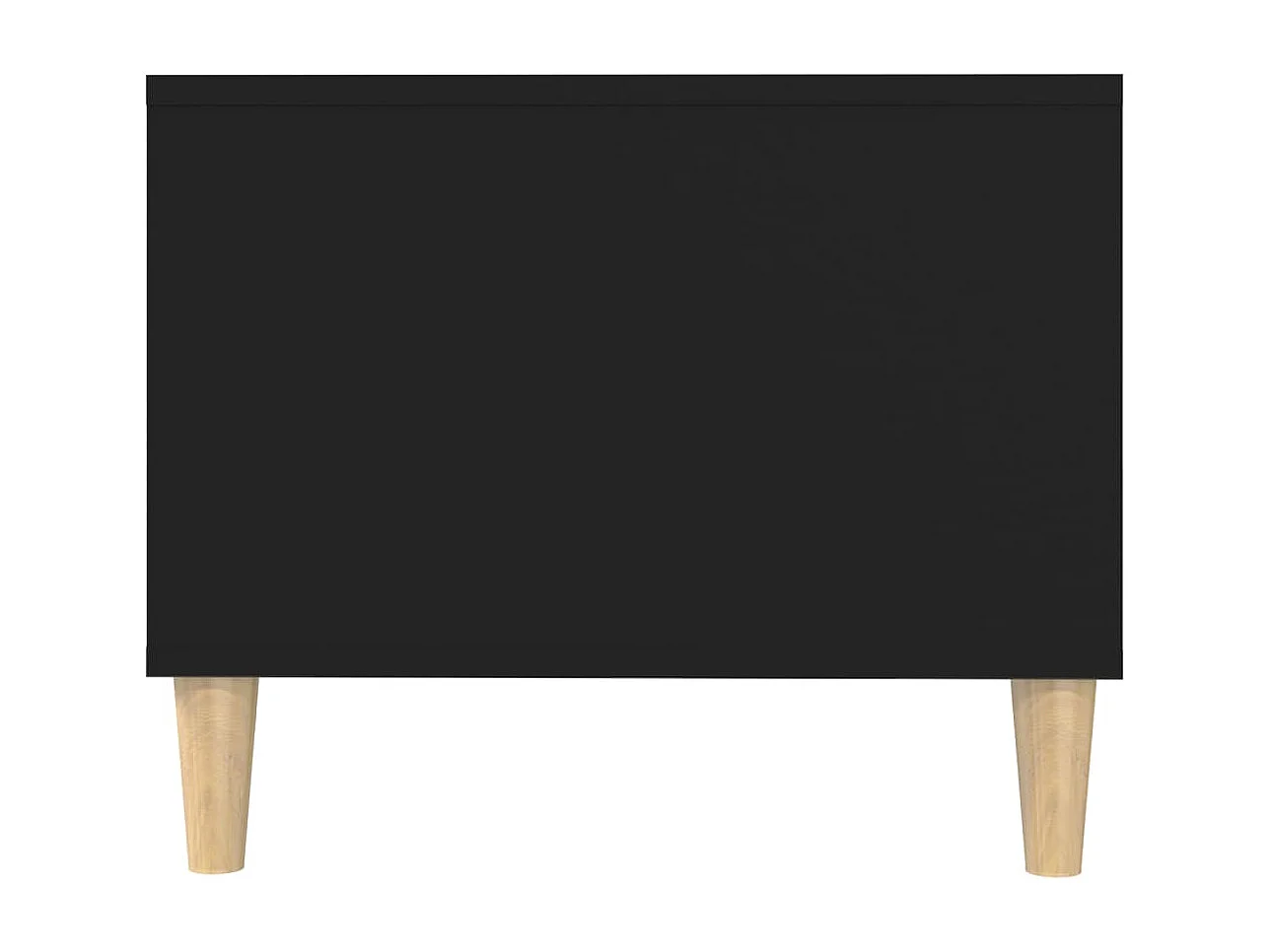 Table basse noir 102x50x40 cm bois d'ingénierie