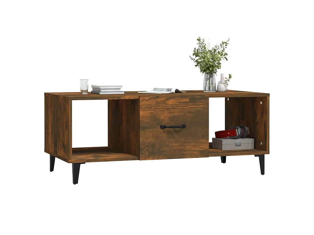 Couchtisch Räuchereiche 102x50x40 cm Holzwerkstoff