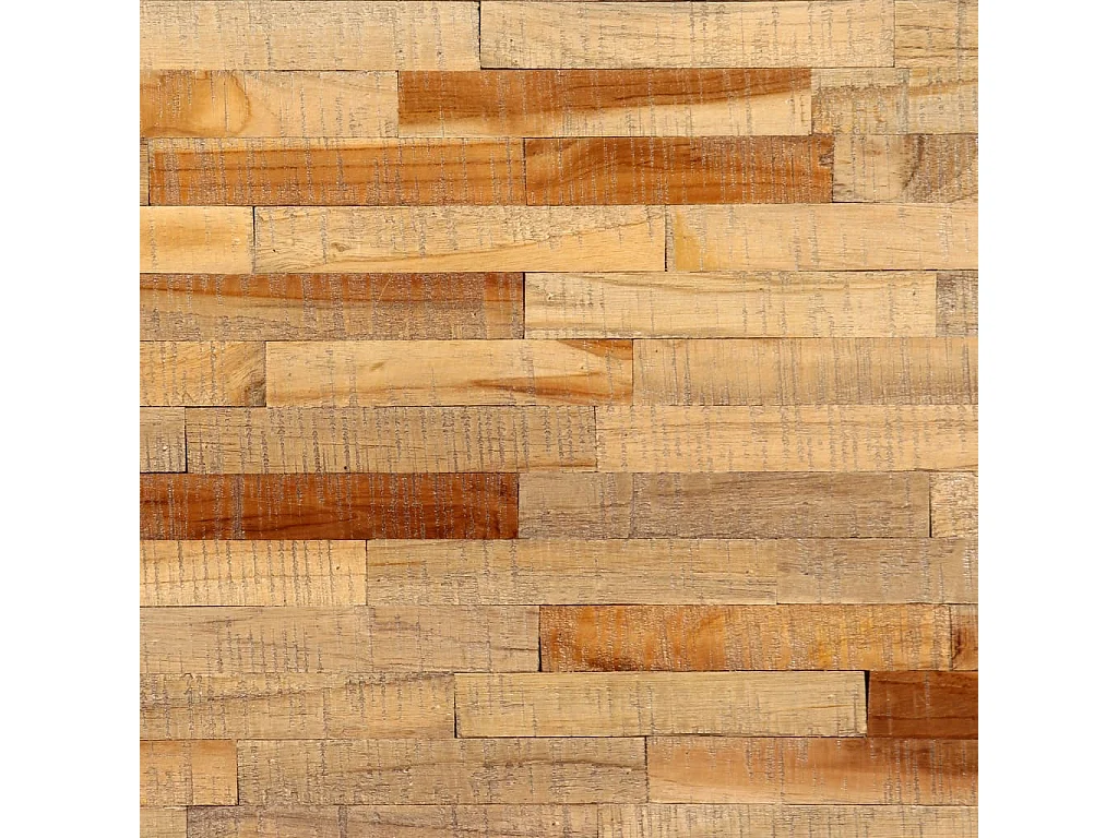 Tavolino da Salotto in Legno di Teak di Recupero 90x65x40 cm