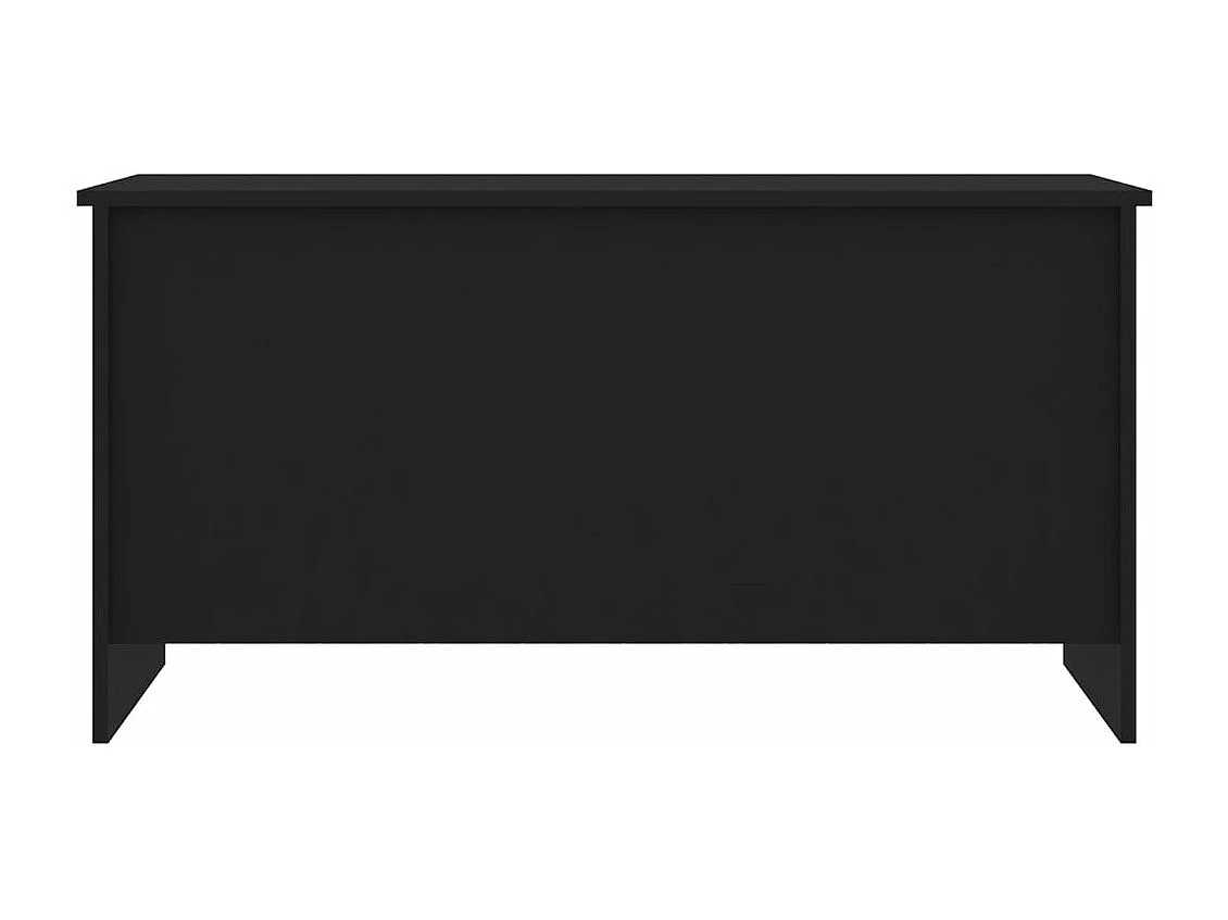 Table basse noir 102x55,5x52,5 cm bois d'ingénierie