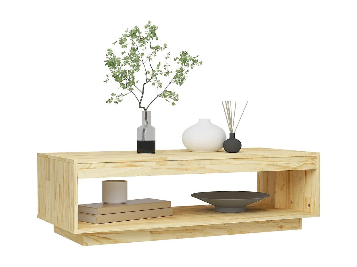 Salontafel 110x50x33,5 cm massief grenenhout