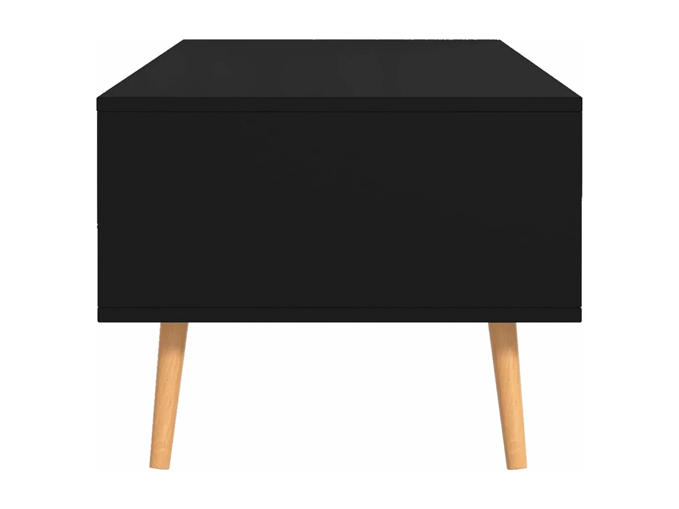 Table basse Noir 100x49,5x43 cm Bois d'ingénierie
