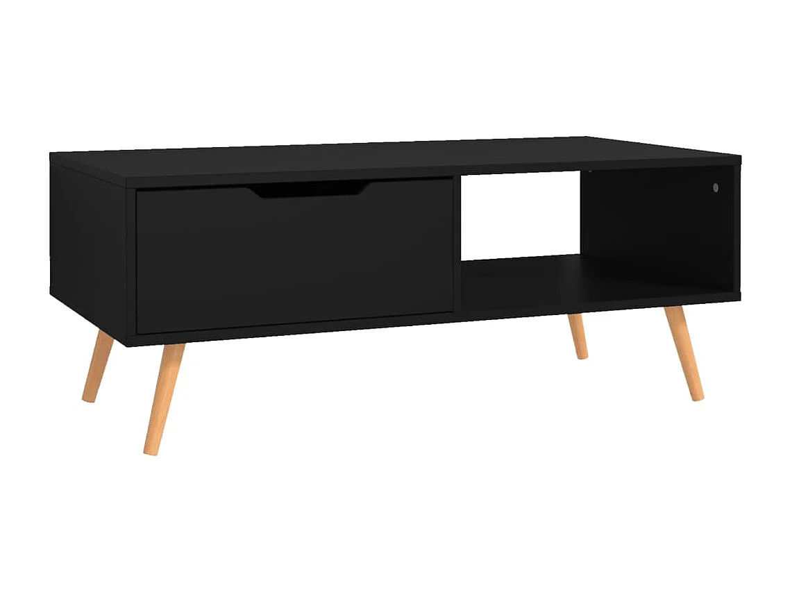 Couchtisch Schwarz 100x49,5x43 cm Holzwerkstoff