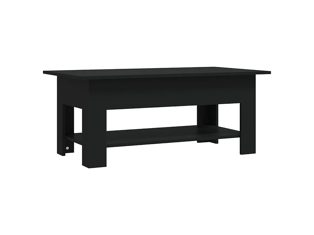 Couchtisch Schwarz 102x55x42 cm Holzwerkstoff