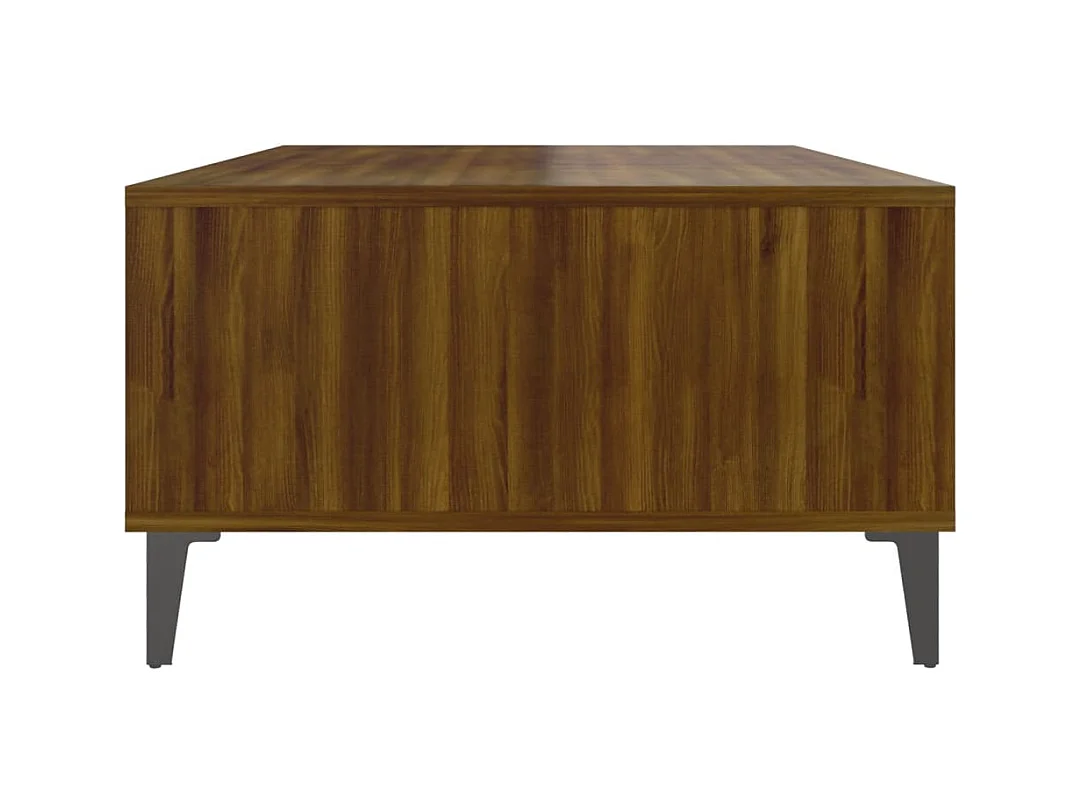 Salontafel 103,5x60x35 cm bewerkt hout bruin eikenkleur
