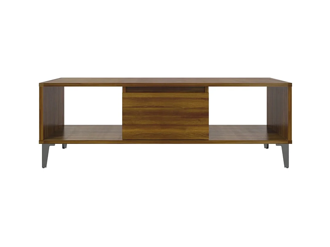 Table basse Chêne marron 103,5x60x35 cm Bois d'ingénierie