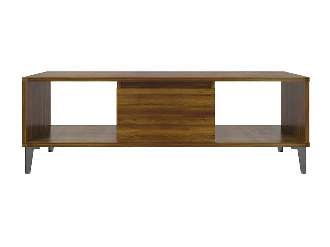 Couchtisch Braun Eichen-Optik 103,5x60x35 cm Holzwerkstoff