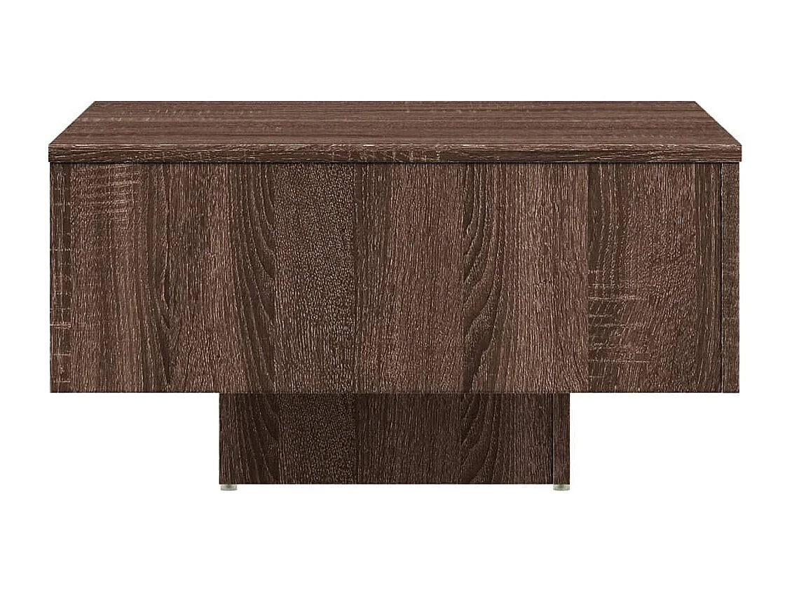 Salontafel 60x60x31,5 cm bewerkt hout bruin eikenkleur