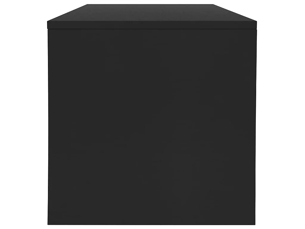 Tavolino da Salotto Nero 100x40x40 cm in Legno Multistrato