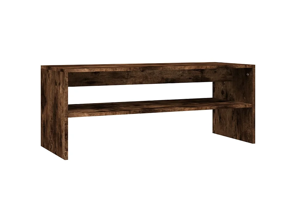 Couchtisch Räuchereiche 100x40x40 cm Holzwerkstoff