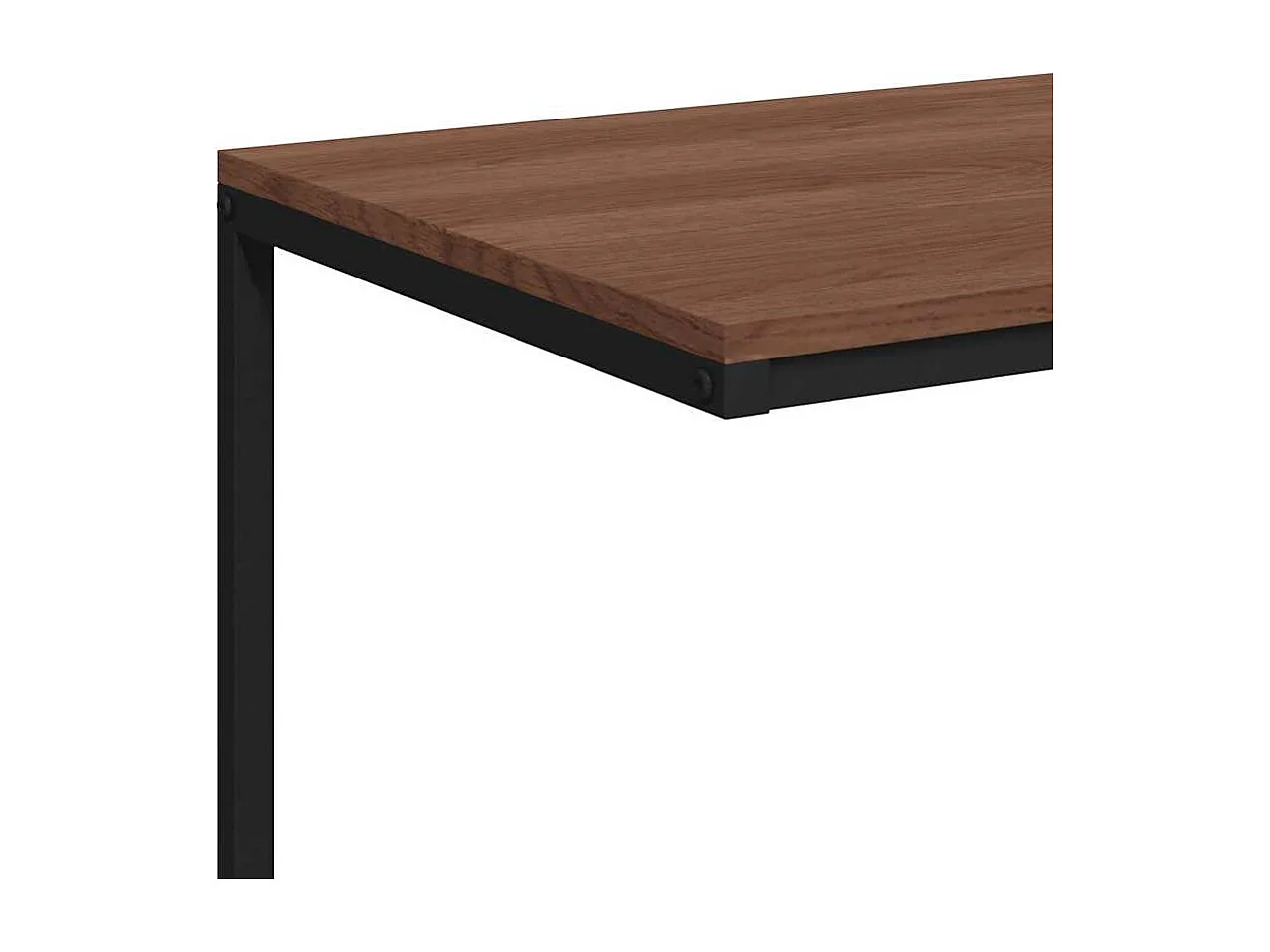 Mesa de apoio c/ rodas 55x35x70 cm madeira processada preto