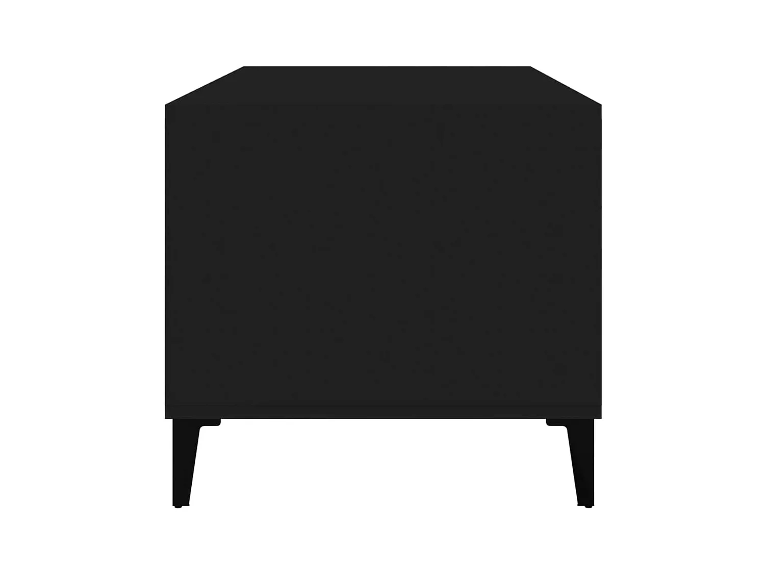 Salontafel 90x49x45 cm bewerkt hout zwart