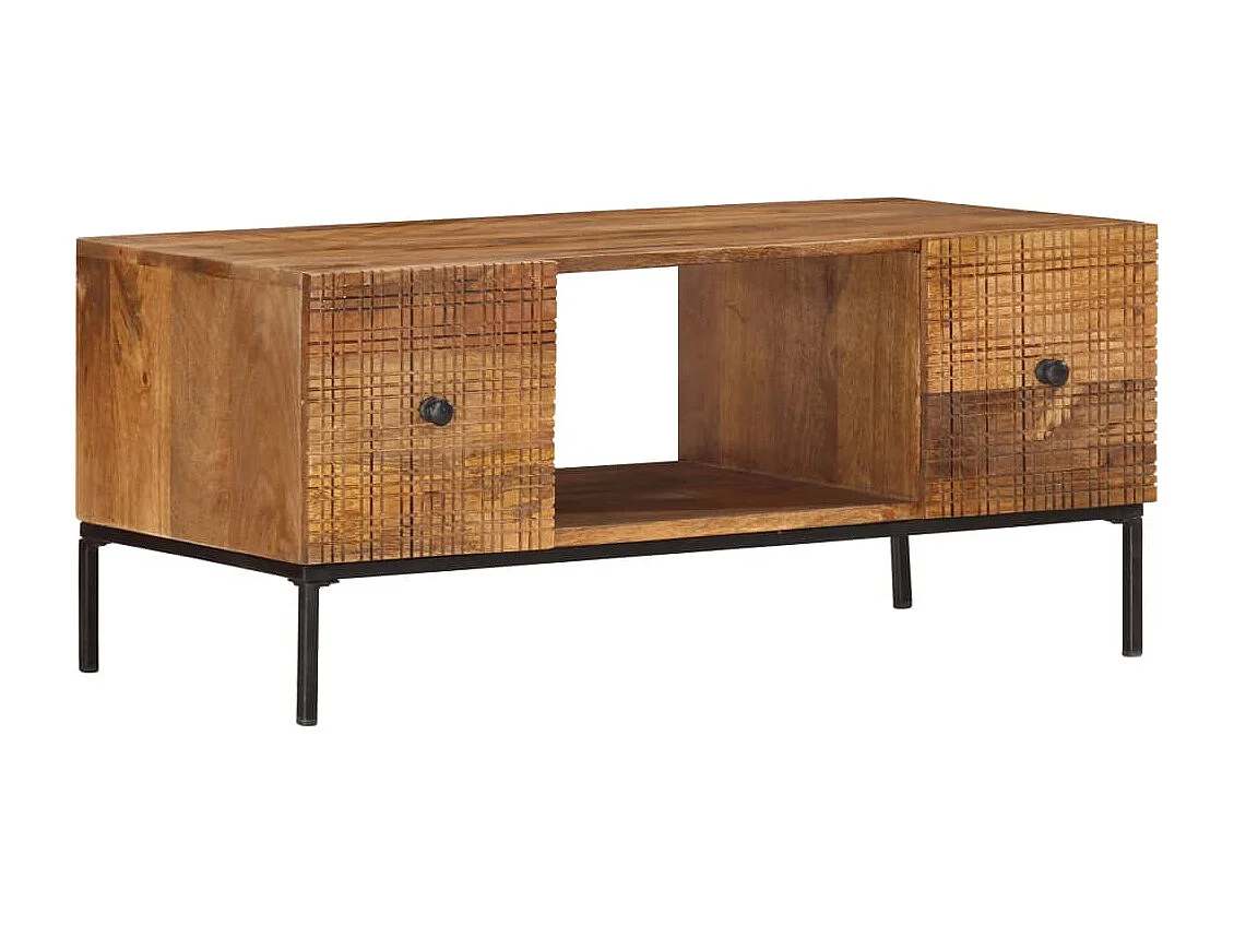 Table basse 90x45x40 cm Bois de manguier massif